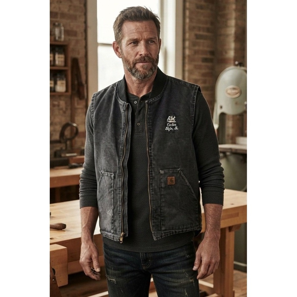Carhartt V02 MDT Arctic Vest Midnight Blue Quilt Lined Duck Mens 2XL Tall Mexico